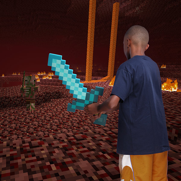 Minecraft - Espada Diamante 65 cm | Universo Funko, Planeta de cómics