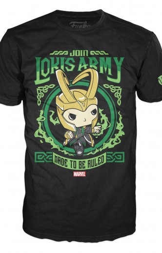 Pop! Tees: Marvel - Loki's Army Poster