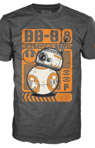 Pop! Tees: Star Wars - BB-8 Type Poster