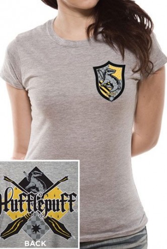 Harry Potter - Camiseta Chica House Hufflepuff