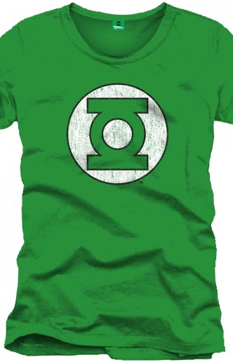 Green Lantern - Camiseta Logo verde
