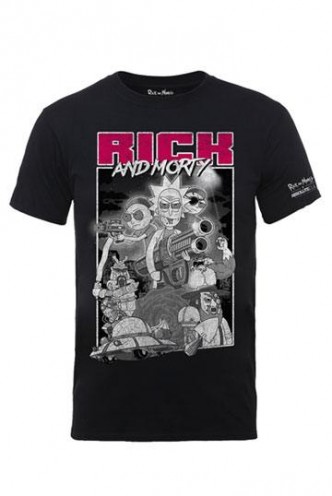 Rick y Morty - Camiseta ABSOLUTECULT Guns