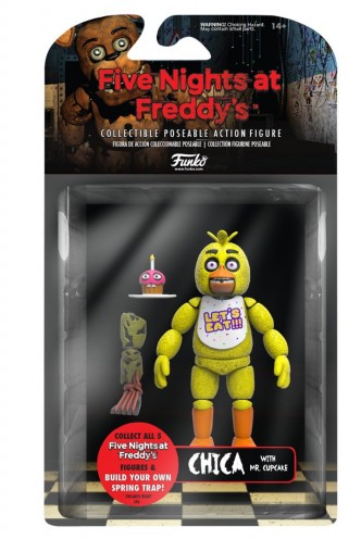 Five Nights at Freddy's Articulated Chica Action Figure, 5-inch