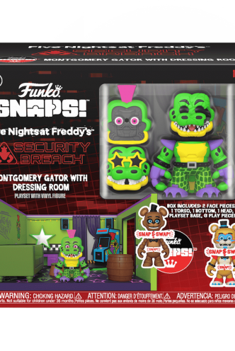 Funko Snaps! Articulated Figure - Five Nights at Freddy's: Playset Dressing Room w/ Gator