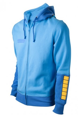 MegaMan Zipped Hooded Sweater Blue Character