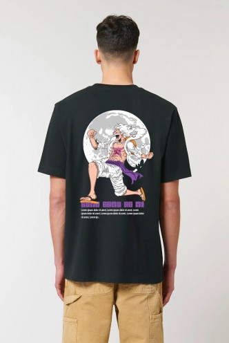 One Piece - Camiseta Made in Japan Gomo Gomo No Mi Black