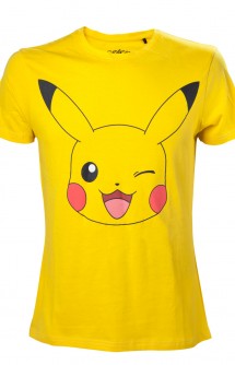 Camiseta - Pokémon "Pikachu Guiño"
