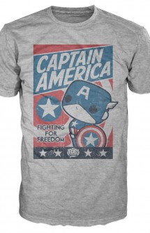 Camiseta Pop! Tees: Marvel - Capitán América