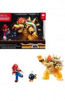 Nintendo - Figuras Batalla Super Mario vs Bowser