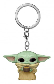 Pop! Keychain: Star Wars: The Mandalorian - The Child w/ Cup