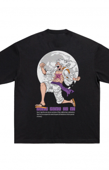 One Piece -  Made in Japan Gomo Gomo No Mi Black T-Shirt