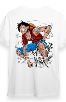 One Piece - Camiseta Made in Japan Straw Hat Pirate White
