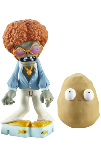 The Zoofy Group Llc Plants Vs Zombies 3 Figure 2-pack: Disco Zombie &  Wall-nut : Target