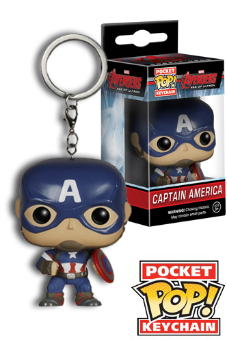 captain america keychain pop