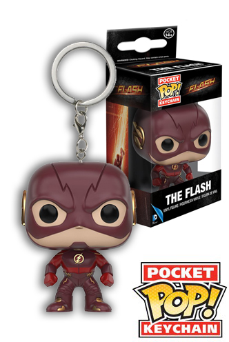 the flash funko pop keychain