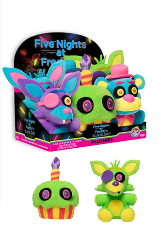 Funko Plushies Five Nights at Freddy's Blacklight Series