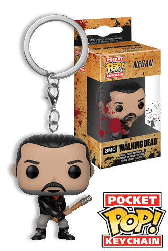 negan funko pop keychain