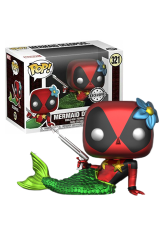 Pop Marvel Deadpool Playtime Deadpool Mermaid Exclusive