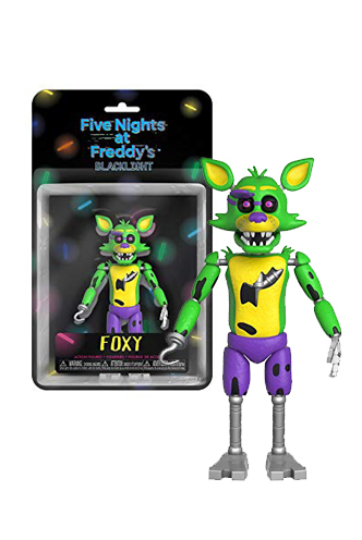 fnaf blacklight action figures