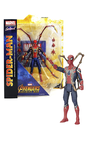 diamond select iron spider man