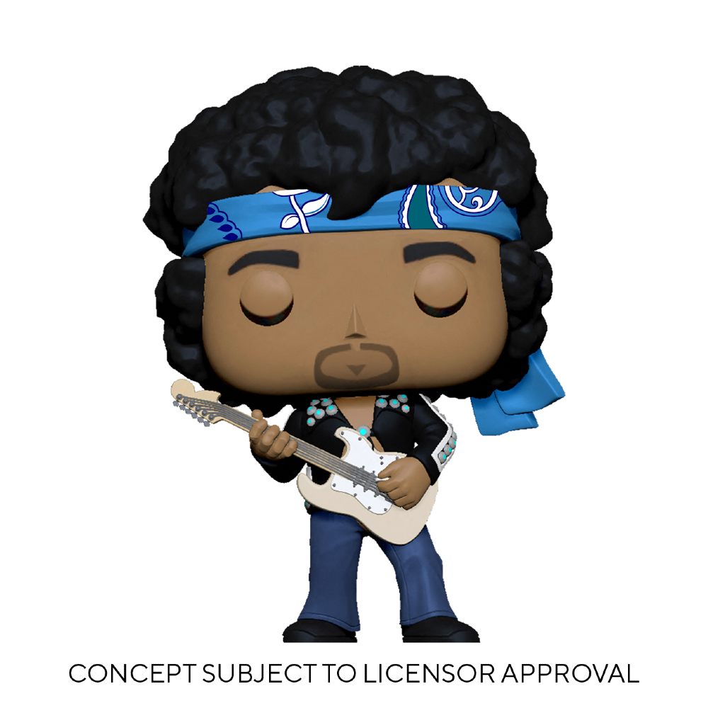 Pop! Rocks Jimi Hendrix (Live in Maui Jacket) Universo Funko