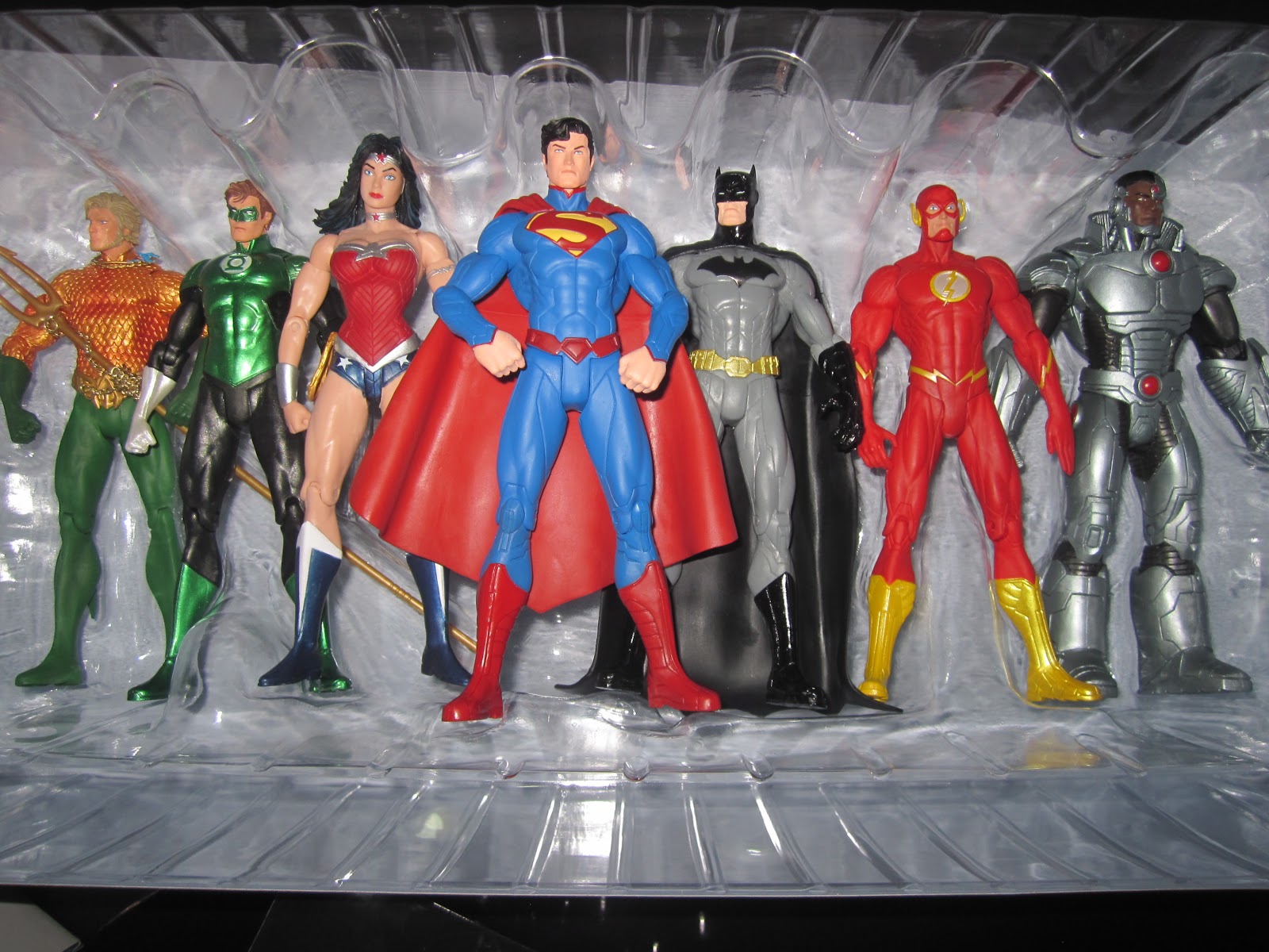 justice league 7 pack action figure box set