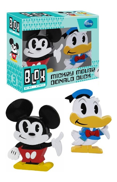 Disney Mickey Mouse And Donald Duck Mini Blox Vinyl Figure Funko