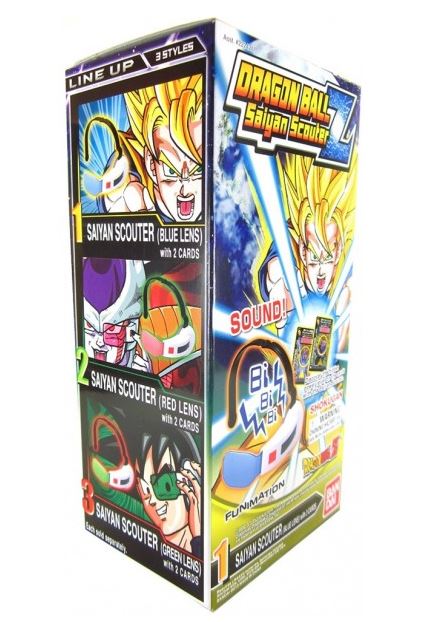 Dragon Ball Z - Saiyan Scouter (AZUL) Goku + 2 cartas ¡Con sonido! |  Universo Funko, Planeta de cómics/mangas, juegos de mesa y el coleccionismo.