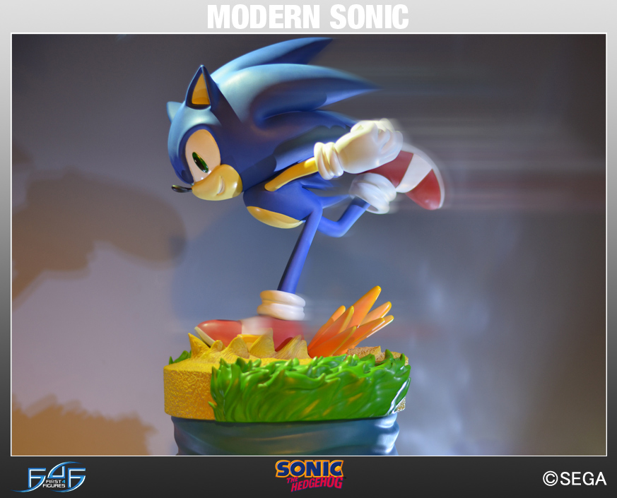 modern sonic statue