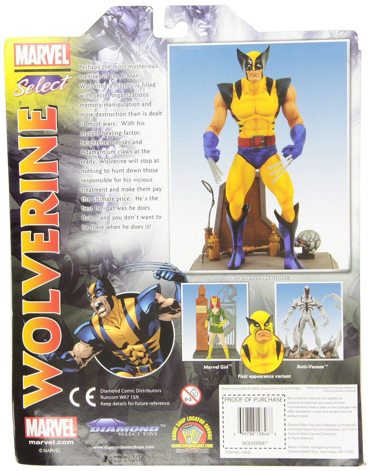 Marvel Select Wolverine Action Figure Funko Universe