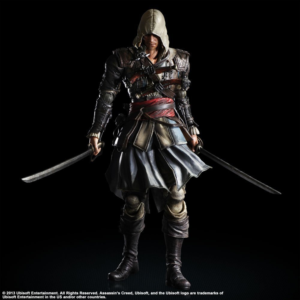 Figura Play Arts Kai Assassins Creed Iv Black Flag Edward Cm