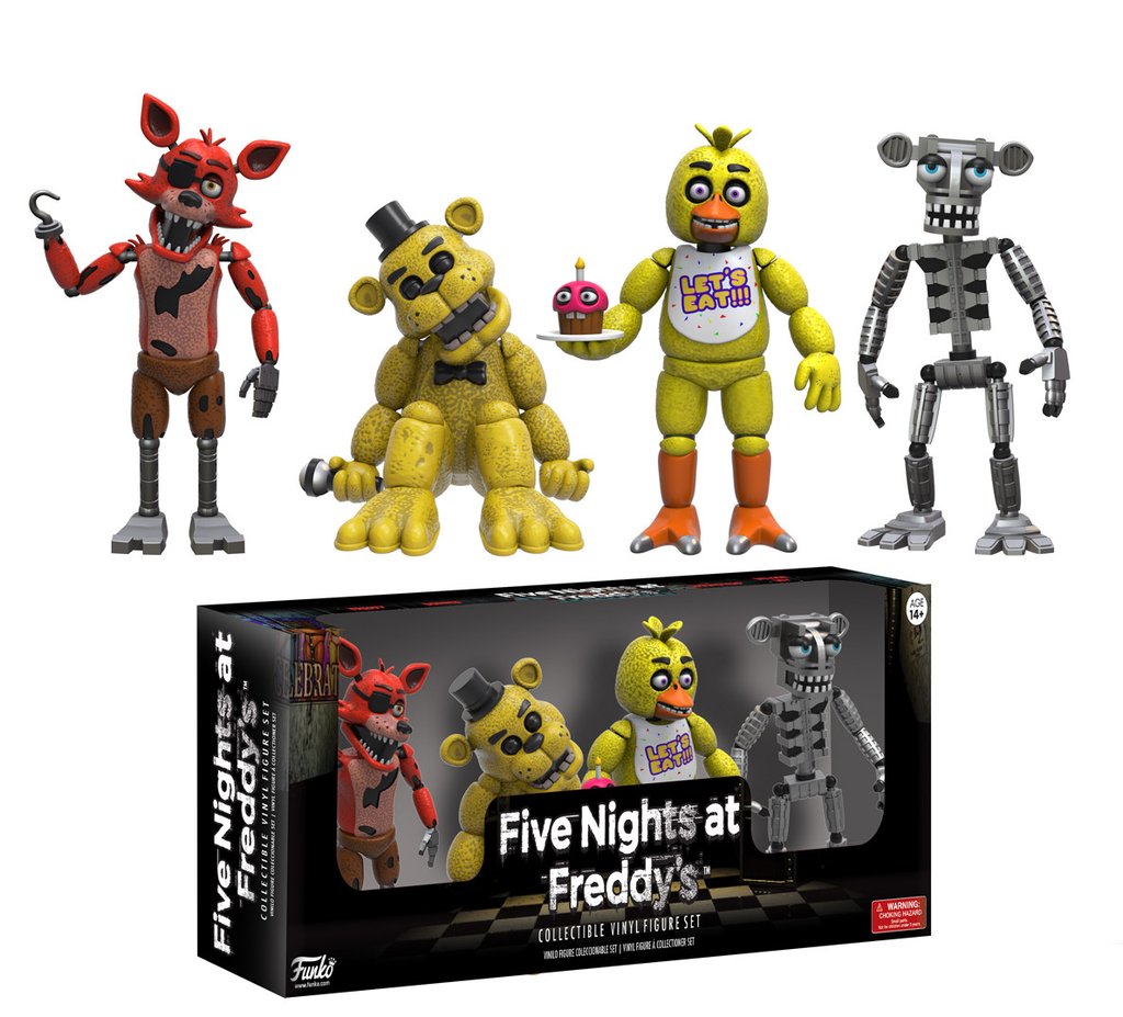 Five Nights at Freddy's: de 4 Figuras - Pack 1 Universo Funko, Planeta de cómics/mangas, juegos de mesa y el coleccionismo.