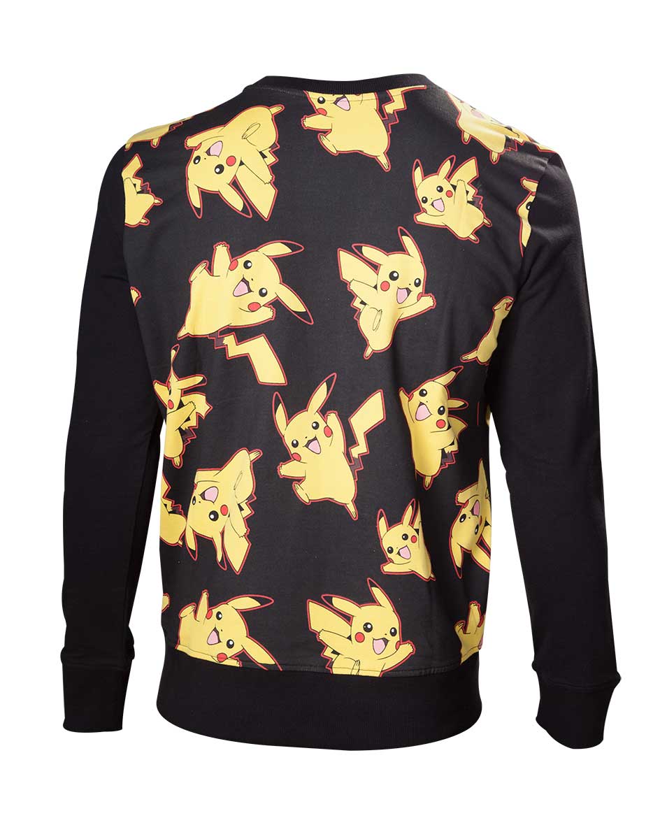 Sudadera Con Cappuccio E Cerniera Pokémon Pika 025 Per Uomo, Felpa Con Zip, Abbigliamento Ufficiale