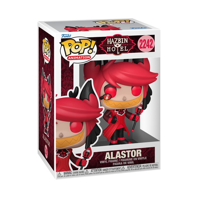 Funko Pop! Alastor Di Hazbin Hotel, Edizione Limitata Con Variante Chase 1/6, Figura In Vinile Da Collezione, Regalo Perfetto Per Fan