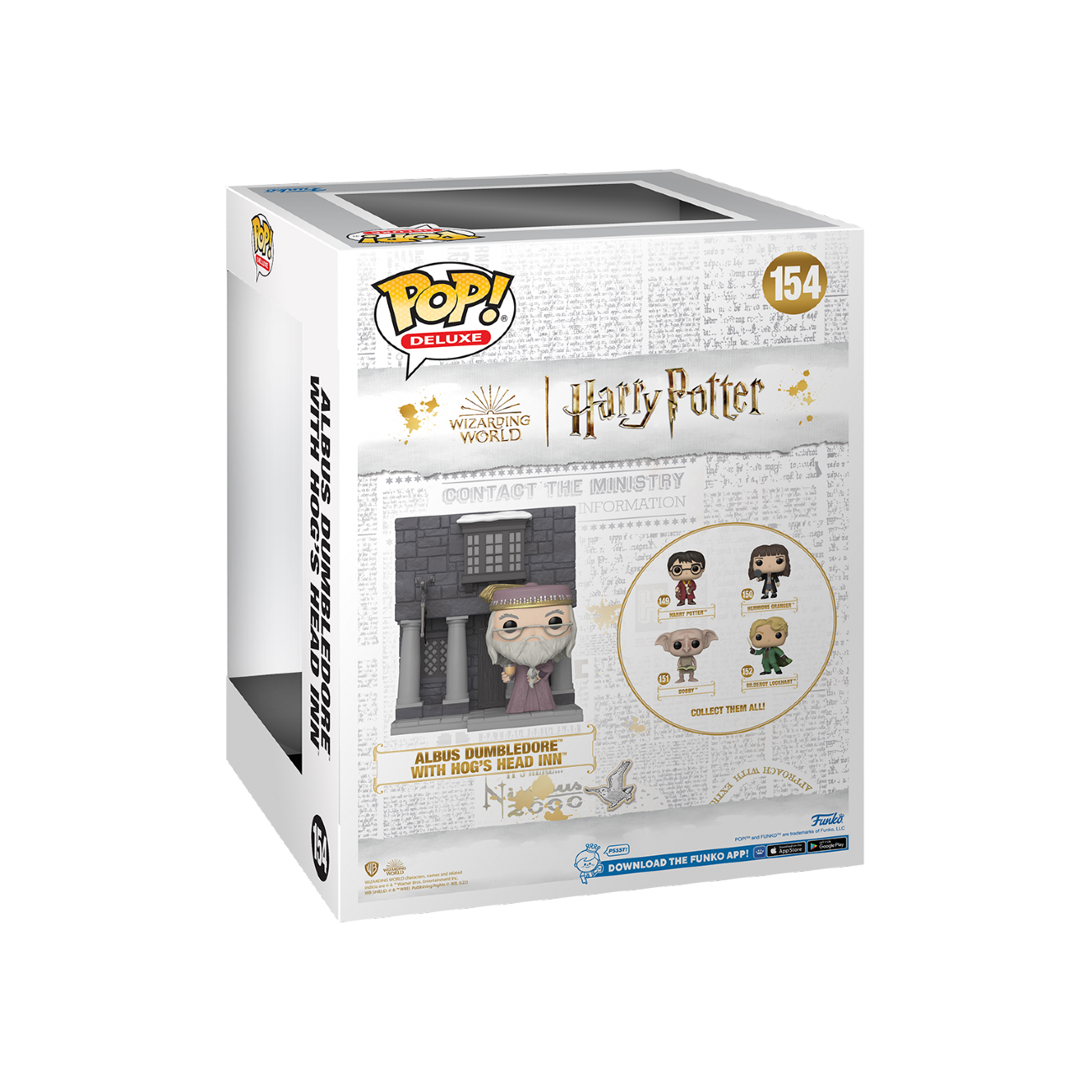 Funko Pop! Deluxe: Harry Potter Prisoner of Azkaban - Albus Dumbledore with Podium - Figurine en Vinyle à Collectionner - Idée de Cadeau - Produits Officiels - Movies Fans