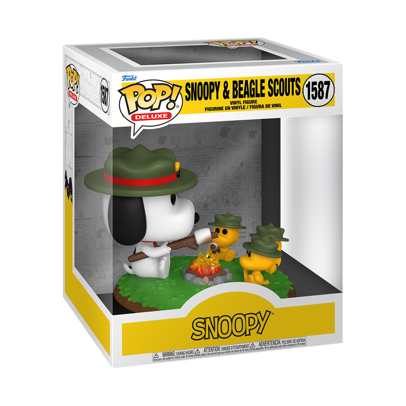 Pop! Deluxe: Peanuts - Snoopy & Beagle Scouts | Funko Universe, Planet ...