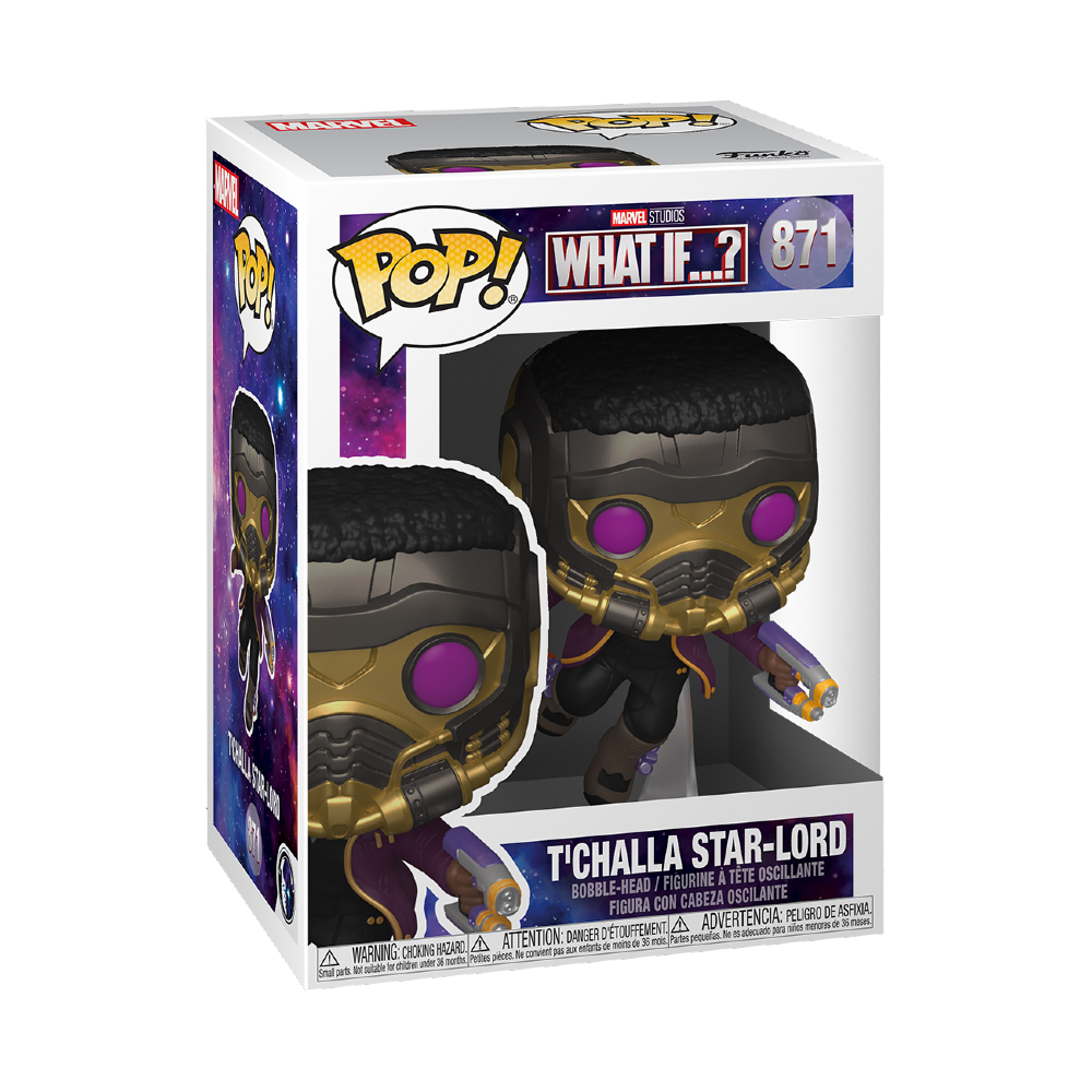 Pop! Marvel: What If - T'Challa Star-Lord | Universo Funko, Planeta de