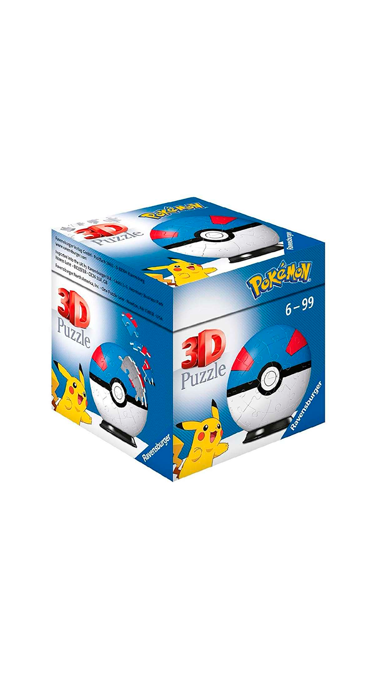 Ravensburger Blue 3D Superball Pokemon Puzzle