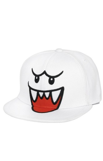 Nintendo - White, Boo Flex Cap