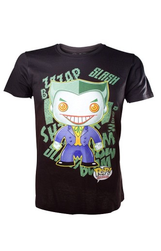 Joker Graphic Art Black T-Shirt