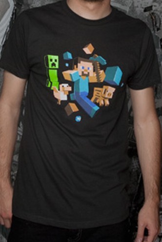 Minecraft Run Away!  T-Shirt