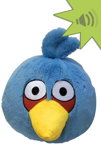 Angry Birds 4 inch Mini Plush  - Blue