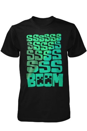 Minecraft Camiseta "SSS BOOM!"