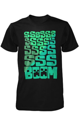 Minecraft T-SHIRT SSS BOOM! 