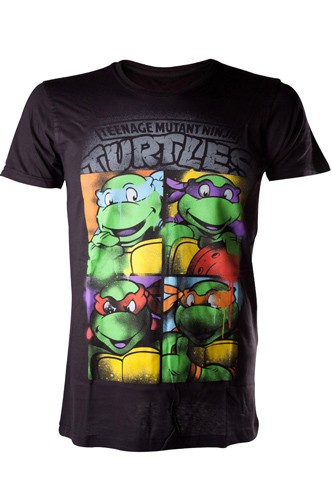 Tortugas Ninja Camiseta Bright Graffiti Universo Funko Planeta de comics mangas juegos de mesa y el coleccionismo