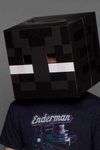 Minecraft Cabeza de Enderman 