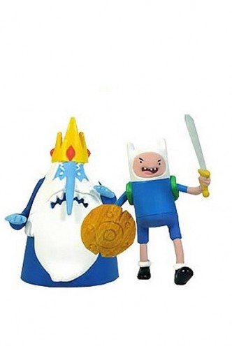 Adventure Time Wave 1 Finn and Ice King Minifigure