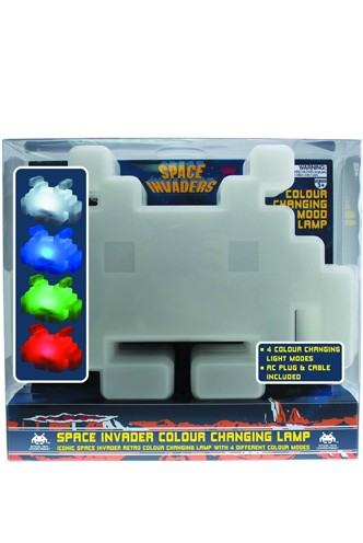 SPACE INVADERS: Lámpara que cambia de COLOR.