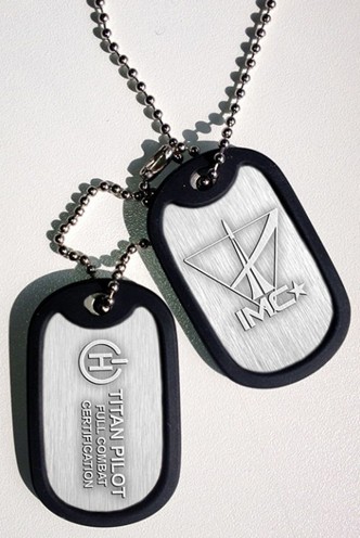 Titanfall Dogtag Combat Certified Pilot