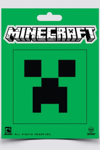 Minecraft pegatina Creeper Face